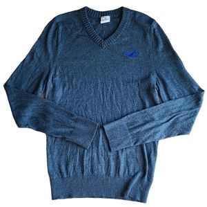 Hollister V-Necks Women's Gray Sweater Size M